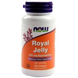 Now Foods Geléia Real 300 mg - 100 Cápsulas em Gel: Vitalidade e Bem-Estar