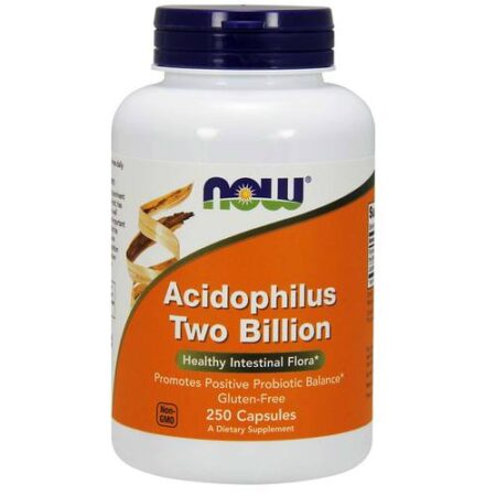 Now Foods, Acidophilus Dois Bilhões - 250 Cápsulas