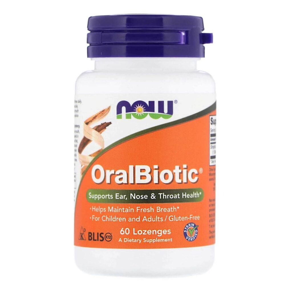 Now Foods OralBiotic - 60 Pastilhas: Saúde Bucal e Bem-Estar Intestinal