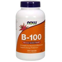 Now Foods Vitamina B-100 Complexo B Completo - 250 Cápsulas