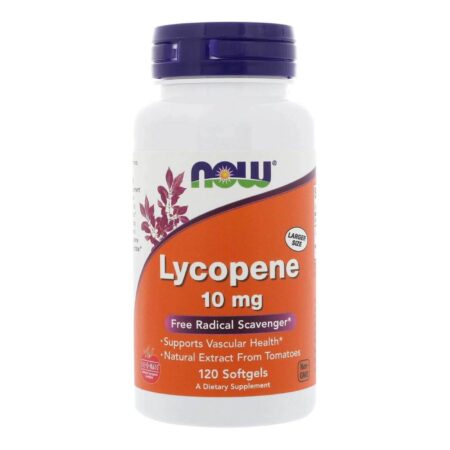 Now Foods, Licopeno 10 mg - 120 Cápsulas em Gel