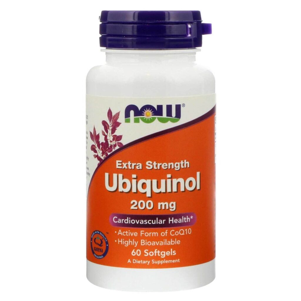 Now Foods Ubiquinol 200 mg - 60 Cápsulas em Gel: Antioxidante Essencial para Energia e Vitalidade