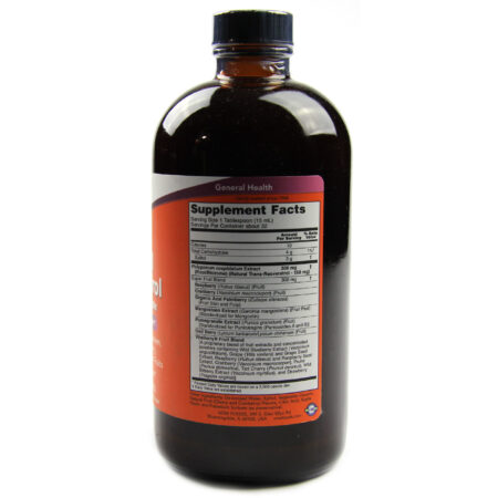 Resveratrol Natural Líquido Concentrado Now Foods Vegano 473 ml - Image 3