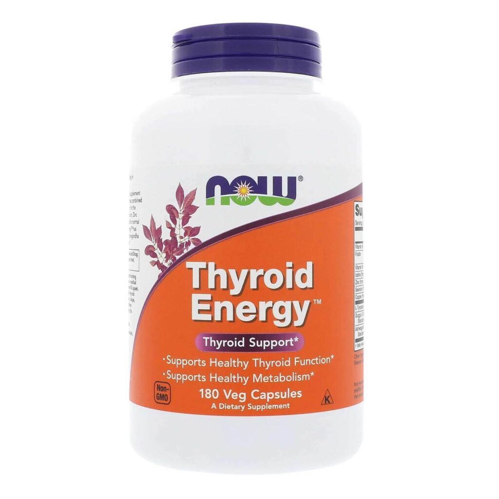 Now Foods Tireóide Energy™ - 180 Cápsulas Vegetarianas para o Metabolismo
