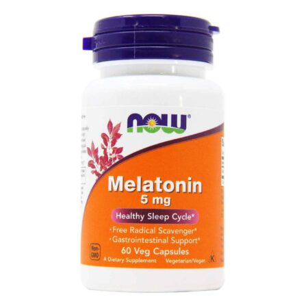 Now Foods, Melatonina 5 mg - 60 Cápsulas Vegetarianas