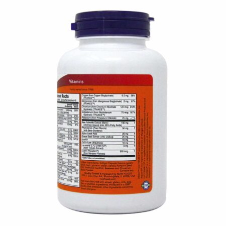 Now Foods, Adam Multivitamínico Masculino - 90 Cápsulas em Gel - Image 3