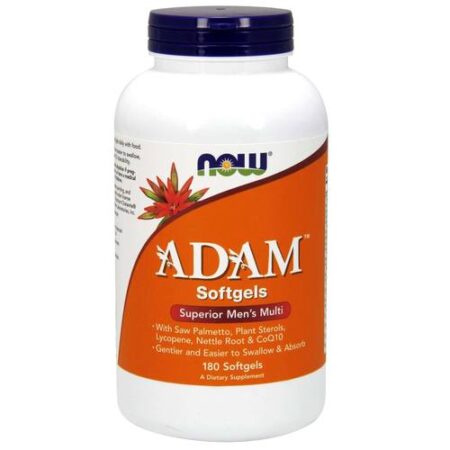 Now Foods, Adam Multivitamínico Masculino - 180 Cápsulas em Gel