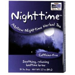 Now Foods Chá Nighttime™ Hora de Dormir - 24 Saquinhos de Chá para Relaxamento Profundo