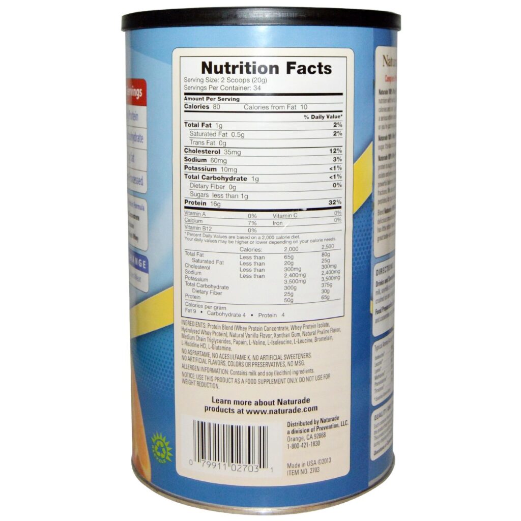 Naturade 100% Whey Protein Baunilha 680g - Proteína Pura para Seus Músculos - Imagem 2