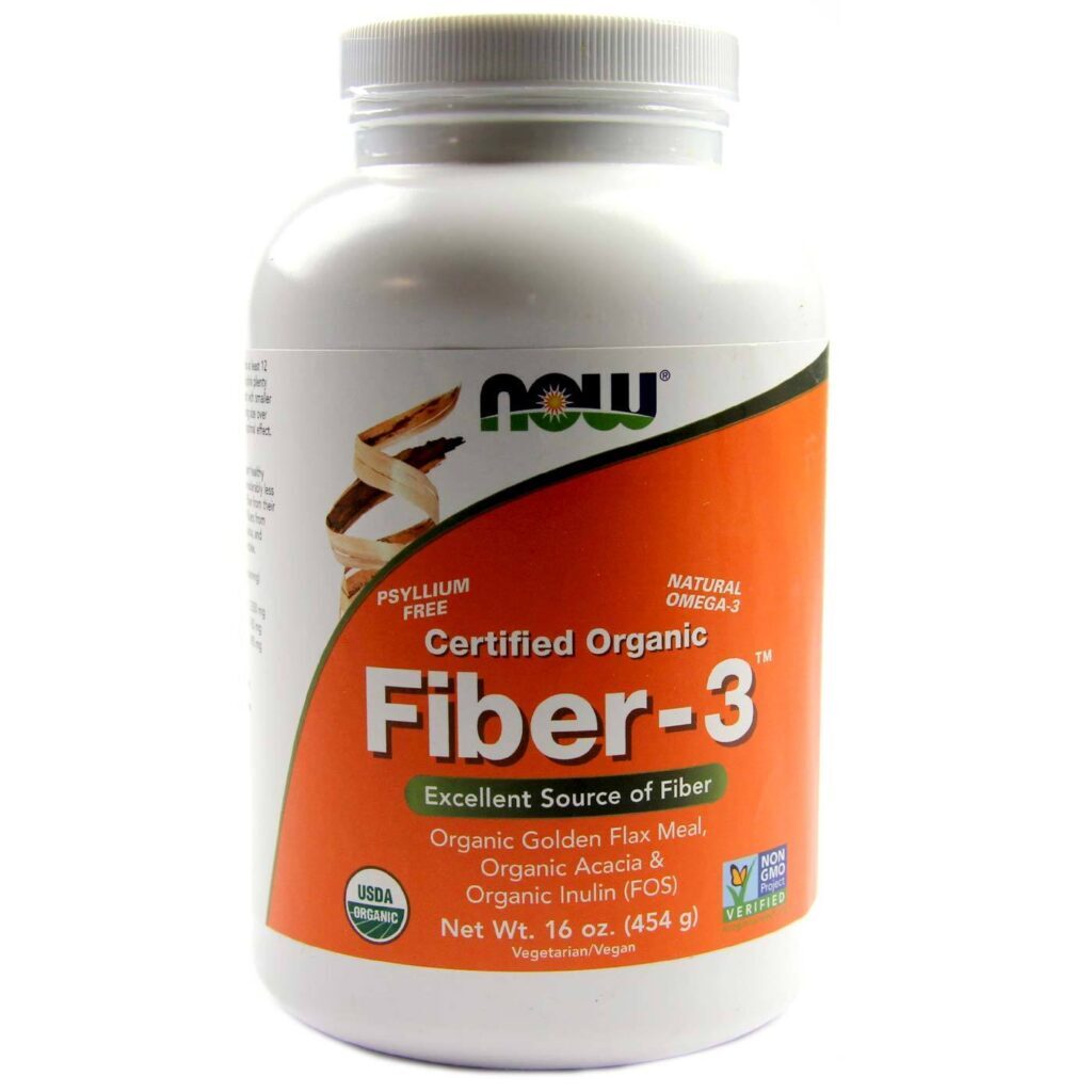 Now Foods Fibra-3 454g: Saúde Digestiva e Bem-Estar Intestinal