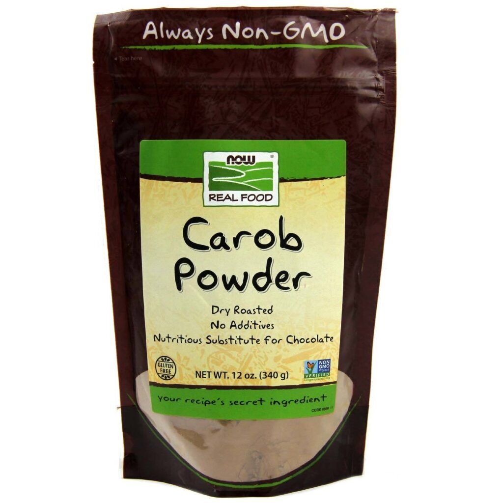 Alfarroba em Pó Now Foods - 340g: Alternativa Saudável ao Cacau e Chocolate