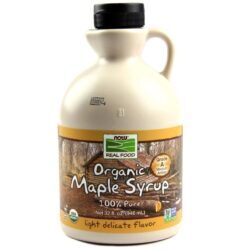 Xarope de Bordo Orgânico 100% Puro Now Foods 946 ml: Doçura Natural e Sabor Autêntico para Sua Cozinha