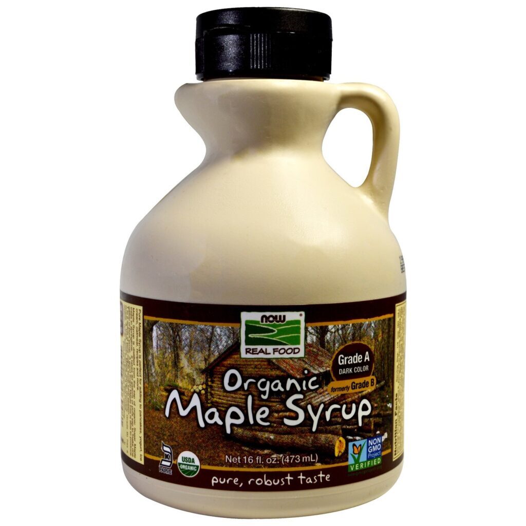 Now Foods Xarope de Bordo Orgânico Grau A 473ml (16 fl oz) - Puro Sabor Natural Brasileiro