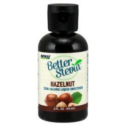 Now Foods BetterStevia® Extrato Líquido Sabor Avelã 60ml - Adoçante Natural Puro