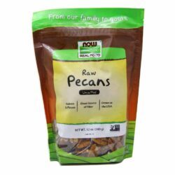 Now Foods Pecans Naturais Sem Sal - 340g (12 oz) - Oleaginosa Pura