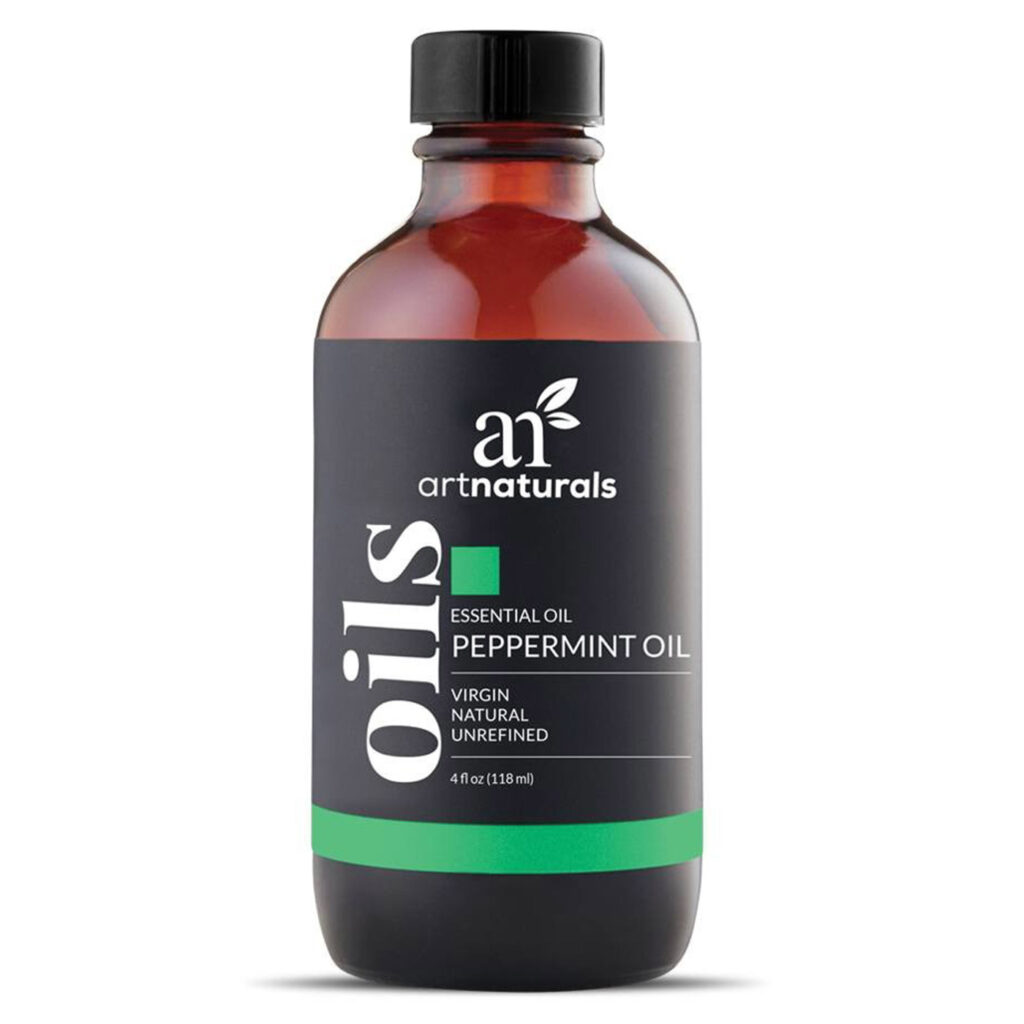 Art Naturals Óleo de Hortelã-Pimenta Puro 118ml - Alívio Natural e Bem-Estar