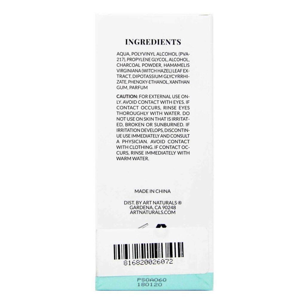 Art Naturals Máscara Facial Black Peel-Off 100mL - Limpeza Profunda e Renovação da Pele - Imagem 2
