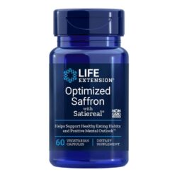 Life Extension Açafrão Otimizado com Satiereal - 60 Cápsulas Vegetarianas