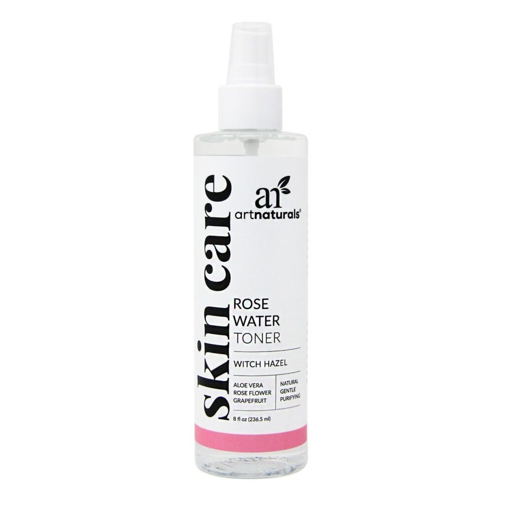 Art Naturals Tônico Água de Rosas e Hamamélis 236.5ml - Revitaliza Pele