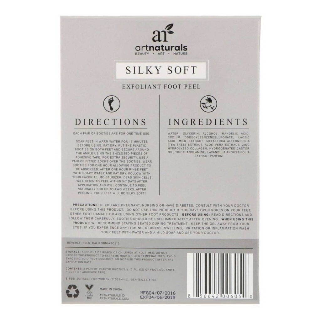 Art Naturals Esfoliante Sedoso e Macio para os Pés 70ml - Renovação da Pele - Imagem 2