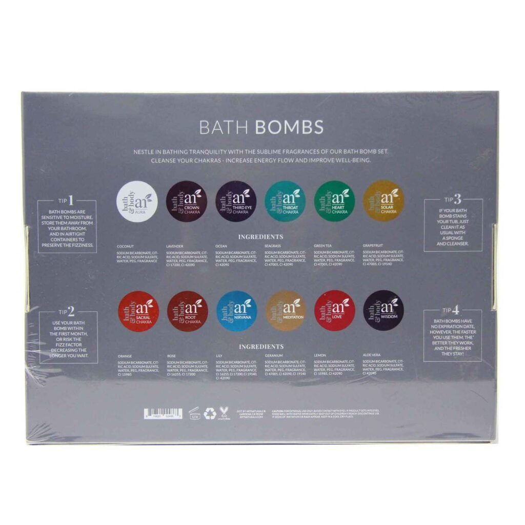 Art Naturals Bombas de Banho Relaxantes - Kit com 12 Peças para Spa em Casa - Imagem 2