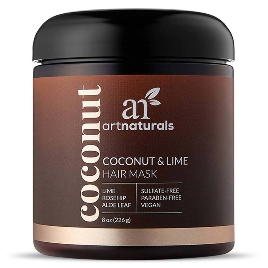 Art Naturals Máscara Capilar de Coco e Lima - Nutrição Profunda e Brilho Intenso 226g