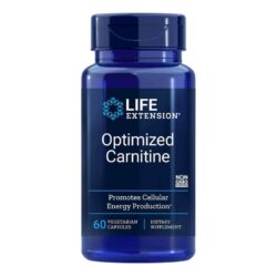 Life Extension Carnitina Otimizada GlycoCarn 60 Cápsulas Vegetarianas - Energia e Metabolismo