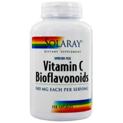 Solaray Super Bio-Plex Vitamina C & Bioflavonóides 250 Cápsulas - Imunidade e Bem-Estar