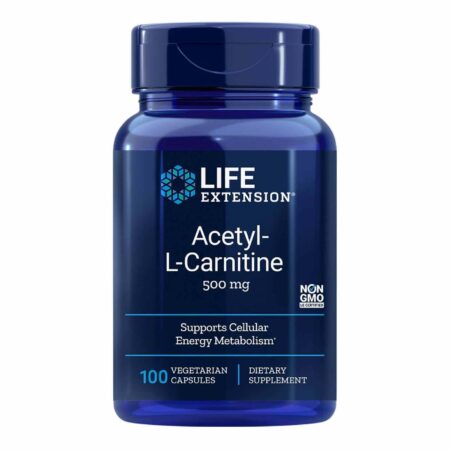 Life Extension, Acetil-L-Carnitina - 100 Cápsulas Vegetarianas