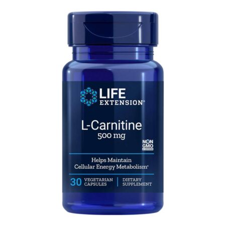 Life Extension, L-Carnitina - 30 cápsulas