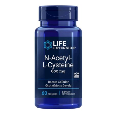 Life Extension, N-Acetil-L-Cisteína - 60 Cápsulas