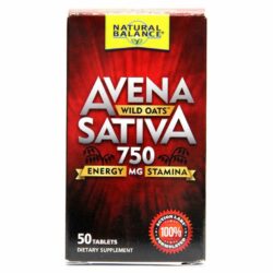 Natural Balance Aveia Silvestre Avena Sativa - 50 Comprimidos: Saúde e Bem-Estar Natural