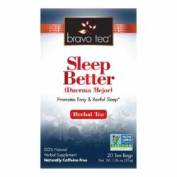 Bravo Tea Chá Relaxante para Dormir Melhor - 20 Sachês de Ervas Naturais