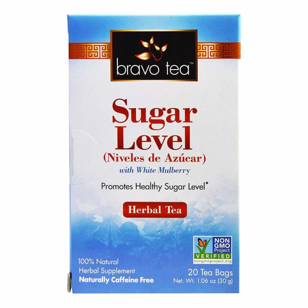 Bravo Tea Chá Níveis de Açúcar com Amoreira Branca - 20 Saquinhos