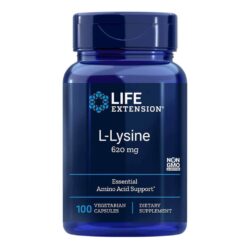 Life Extension L-Lisina 500mg - 100 Cápsulas para Suporte Imunológico e Saúde