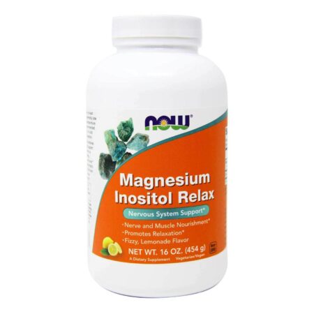 Now Foods, Magnésio Inositol Relax - 454 g