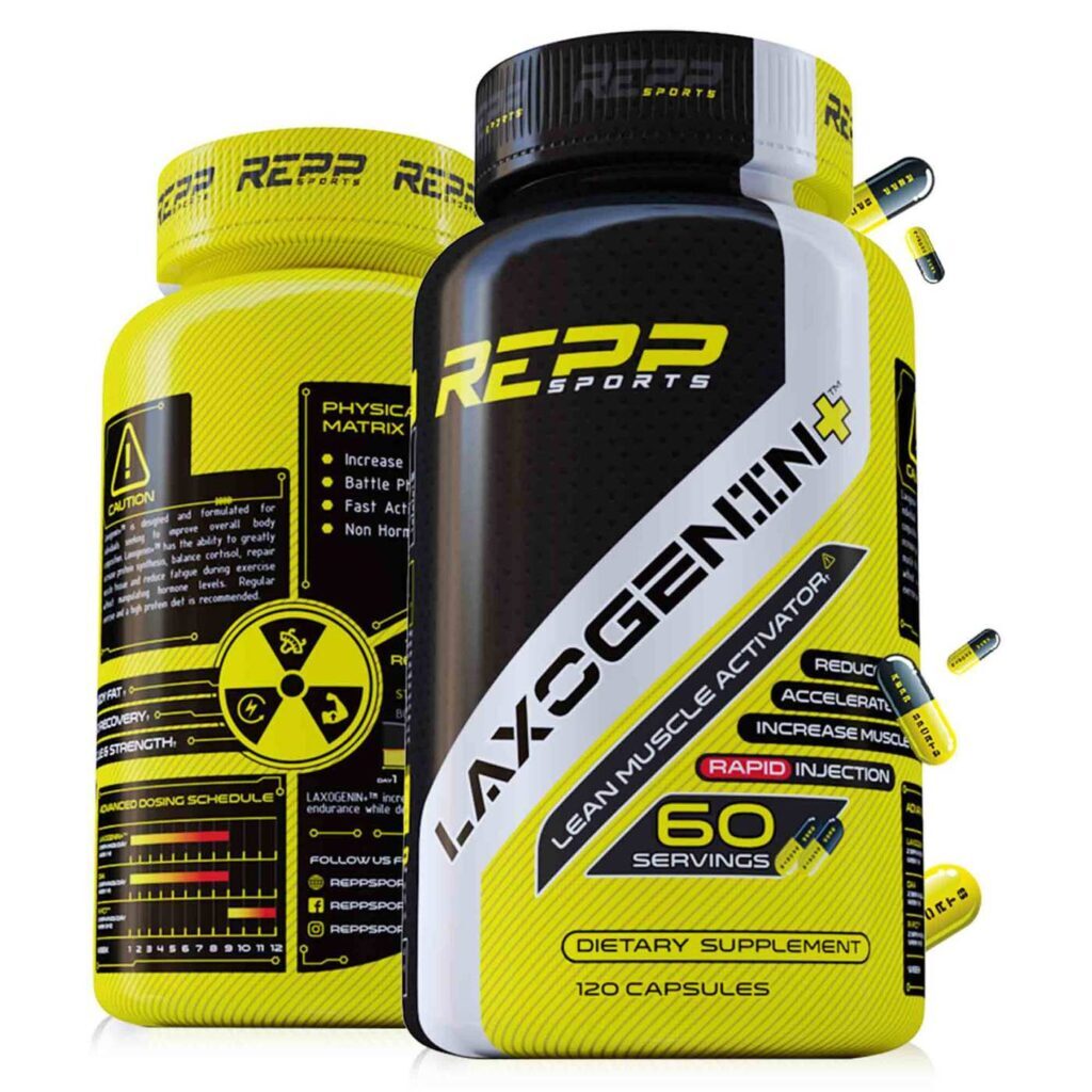 Repp Sports Laxogenin+ Ativador de Massa Magra 120 Cápsulas