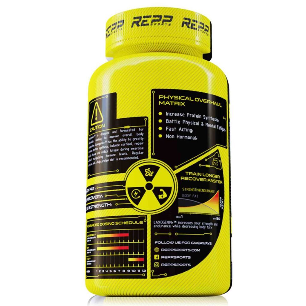 Repp Sports Laxogenin+ Ativador de Massa Magra 120 Cápsulas - Imagem 2