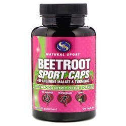 Beterraba em Cápsulas Natural Sport - 90 Cápsulas Vegetarianas: Energia e Performance
