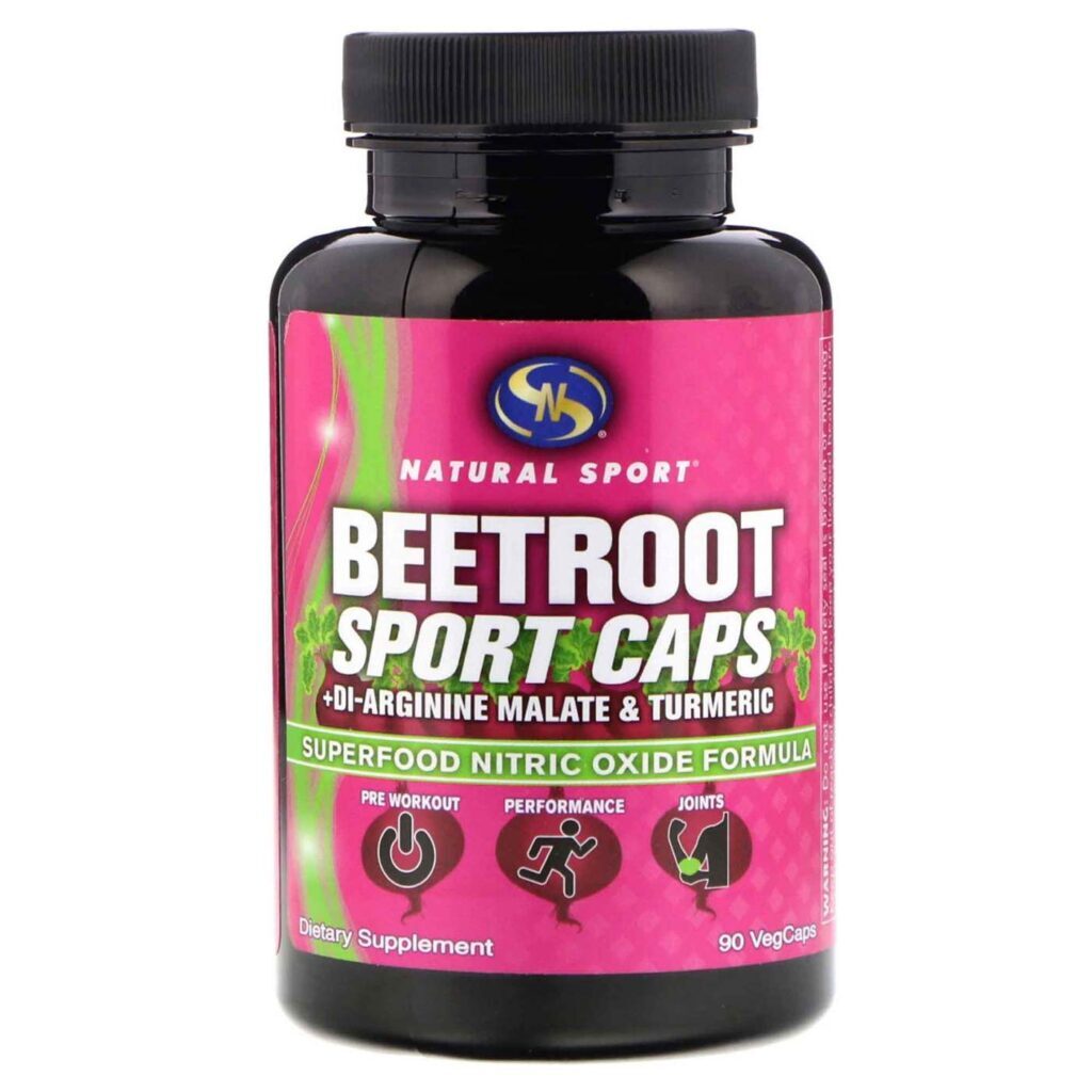 Beterraba em Cápsulas Natural Sport - 90 Cápsulas Vegetarianas: Energia e Performance