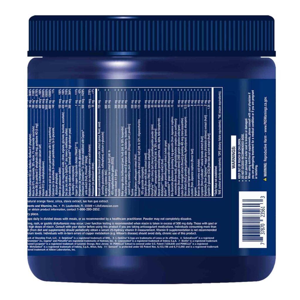 Life Extension Mix™ em Pó 420g: Sua Dose Diária de Nutrientes Essenciais - Imagem 4