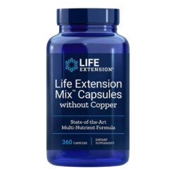 Life Extension Mix sem Cobre 360 Cápsulas: Nutrição Essencial para o Bem-Estar
