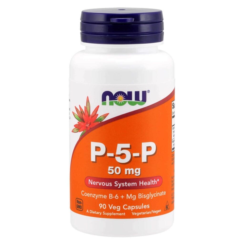 Now Foods P-5-P 50 mg - 90 Cápsulas Vegetais: Vitamina B6 Ativa para Saúde Cerebral e Energética no Brasil