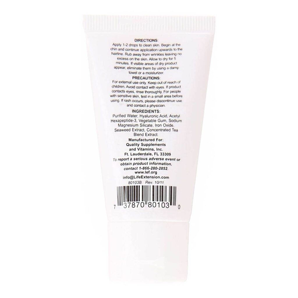 Life Extension Complexo Facial Anti-Rugas e Linhas de Expressão Lifting e Firmador - 30ml - Imagem 2