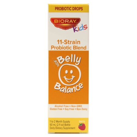 Bioray, Prebiótico Kids- NDF Belly Balance, Sabor de Frutas Silvestres - 60 ml - Image 2