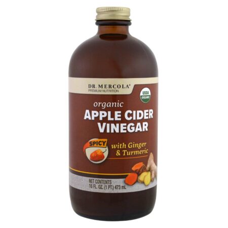 Dr. Mercola Apple Cider Vinegar - Spicy - 16 oz.