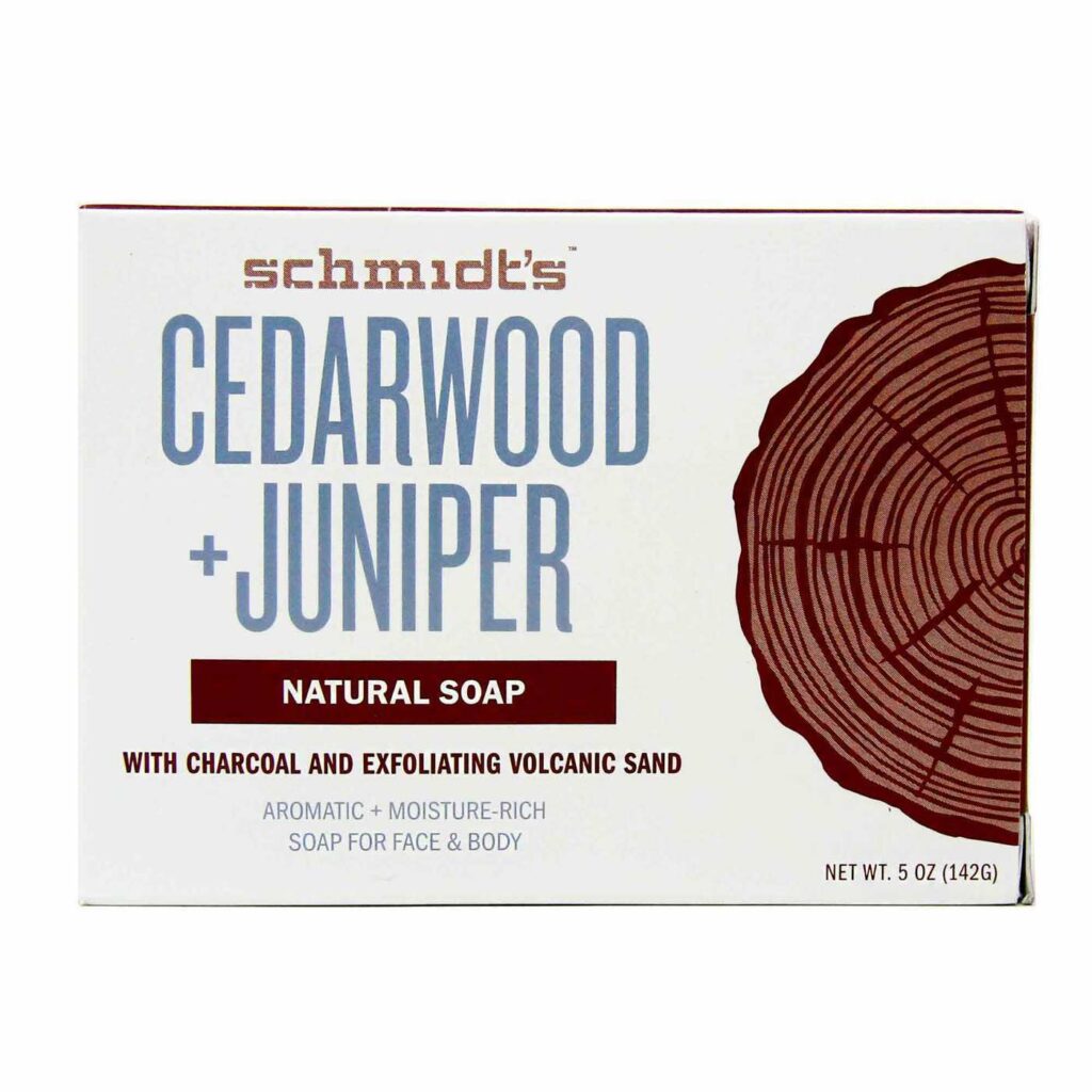 Schmidt's Sabonete em Barra Natural - Madeira de Cedro e Zimbro - 142g: Higiene Premium para Você