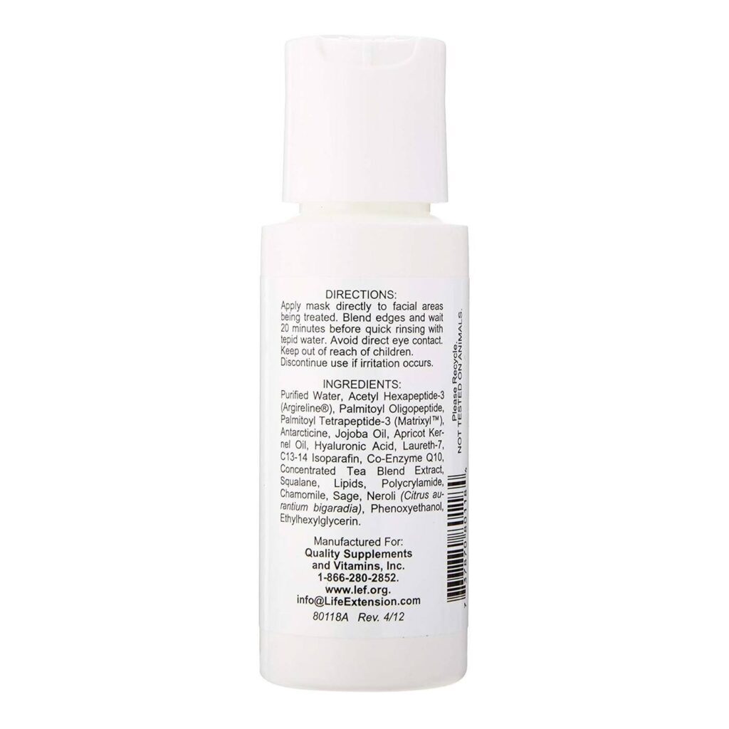 Life Extension Máscara Antienvelhecimento 56g (2 oz) - Pele Renovada e Jovem - Imagem 2