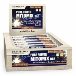 Dr. Mercola Chocolate Mitomix Bars - 12 Unidades - Barras de 40g Cada