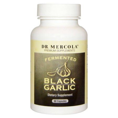 Dr. Mercola Alho Preto Fermentado - 60 Cápsulas